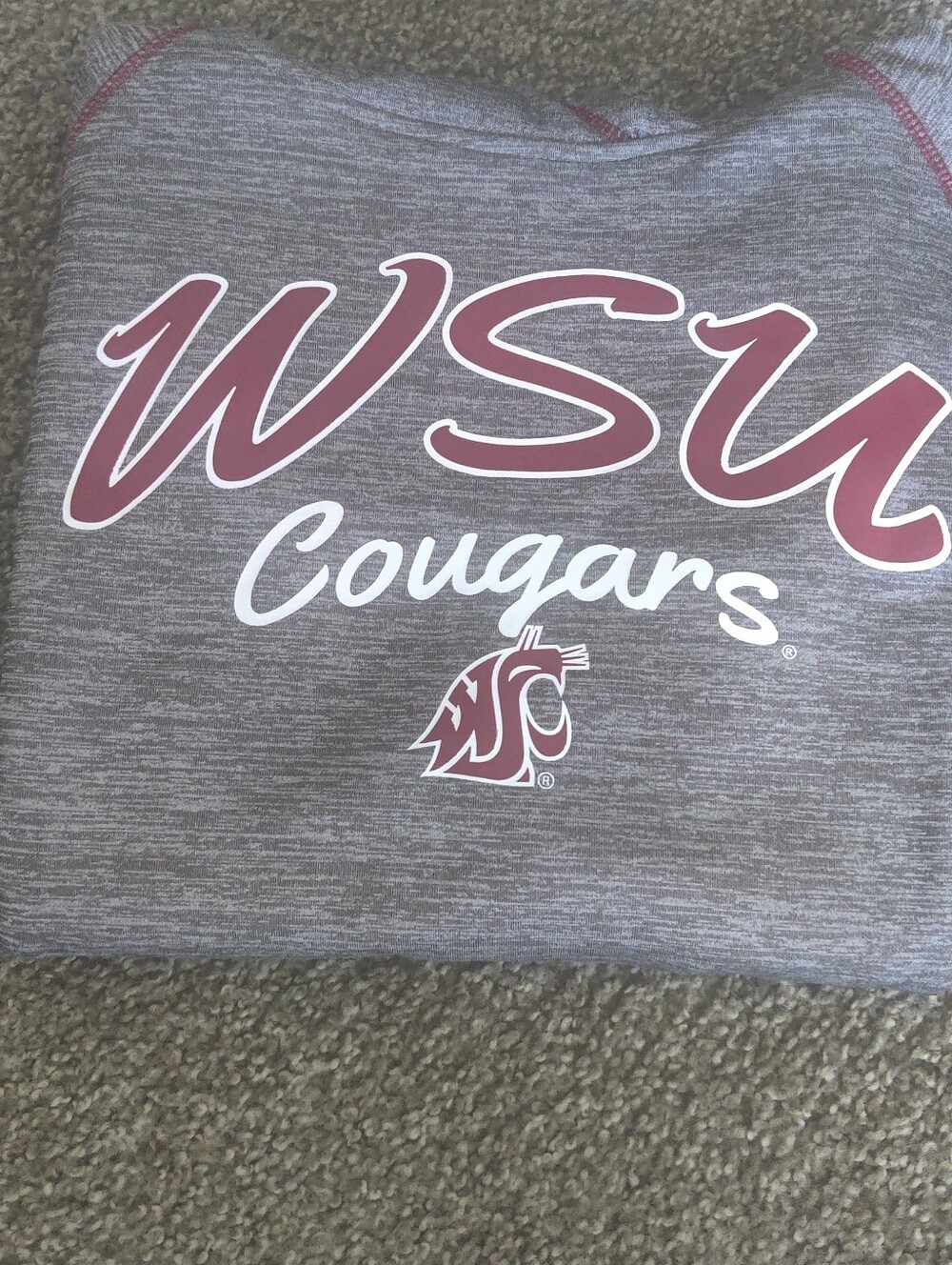 WSU Women's Gray Crewneck Sweatshirt